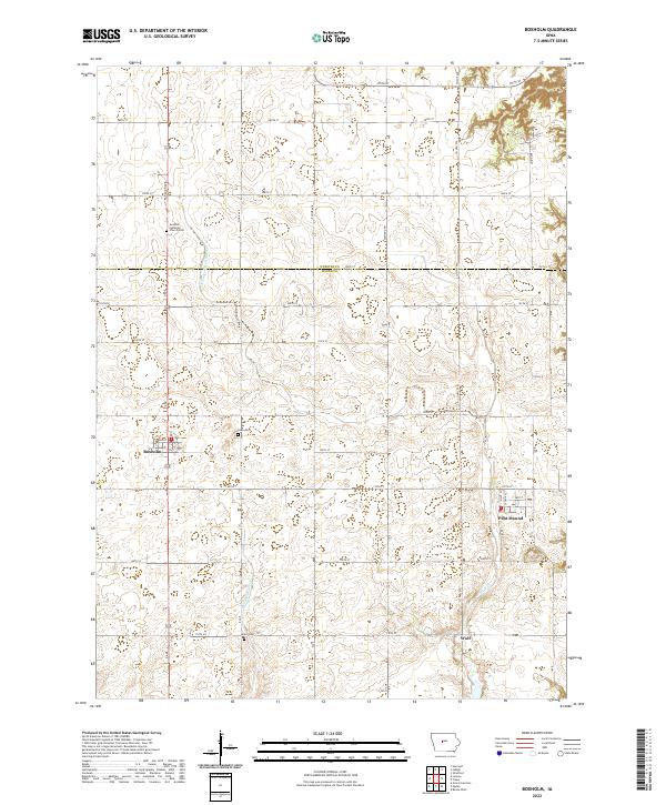 Boxholm topographic map thumbnail