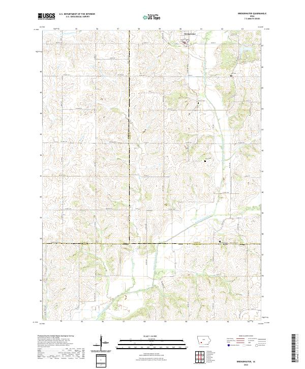 Bridgewater topographic map thumbnail