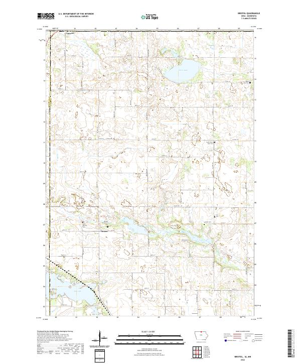 Bristol topographic map thumbnail