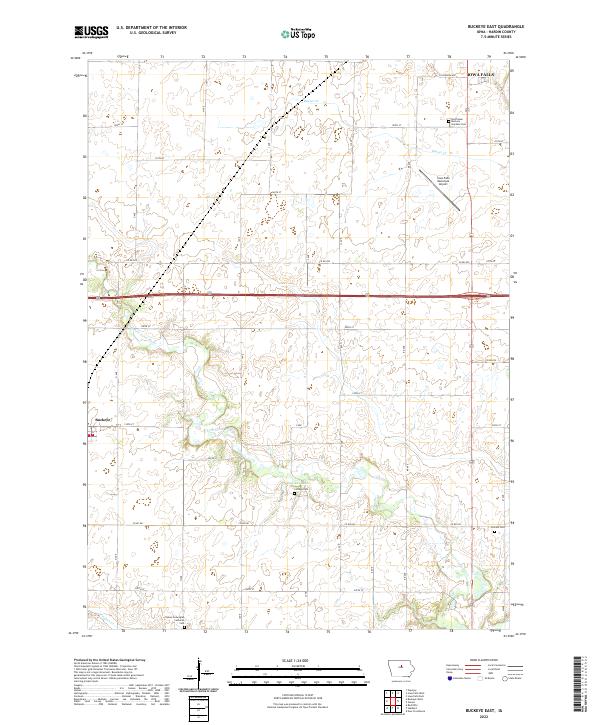 Buckeye East topographic map thumbnail