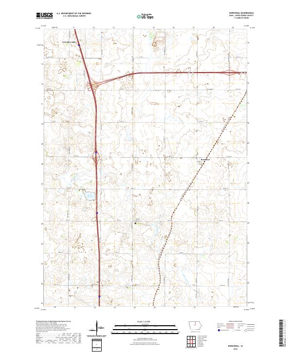 Burchinal topographic map thumbnail
