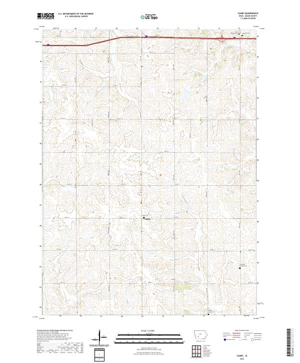 Canby topographic map thumbnail