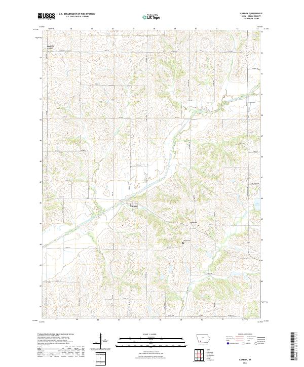 Carbon topographic map thumbnail
