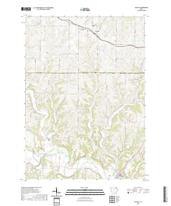 Castalia topographic map thumbnail
