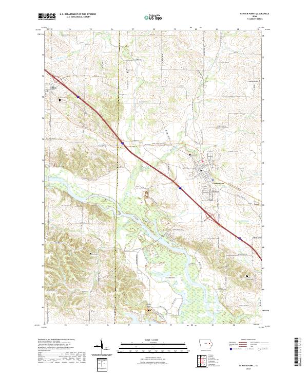 Center Point topographic map thumbnail