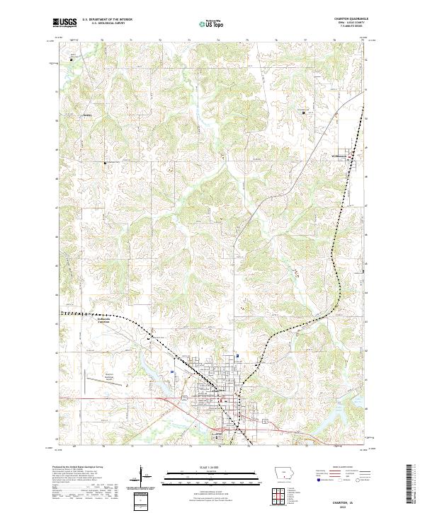 Chariton topographic map thumbnail