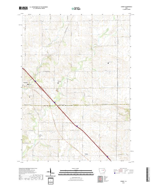 Cheney topographic map thumbnail