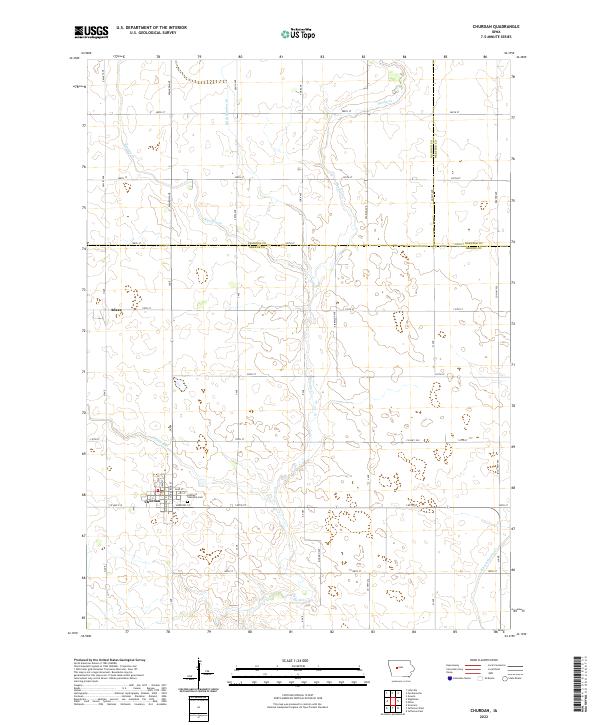 Churdan topographic map thumbnail