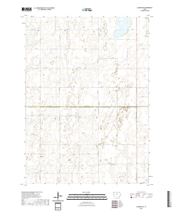 Clarion SW topographic map thumbnail