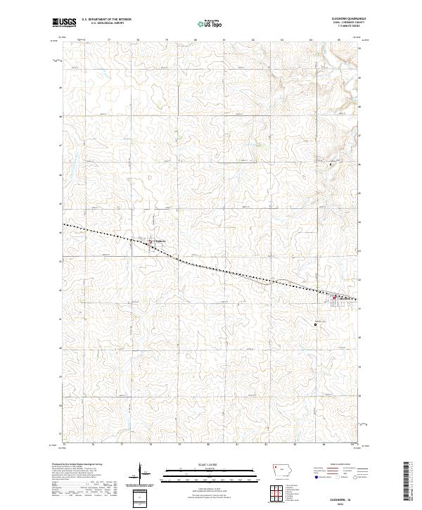 Cleghorn topographic map thumbnail