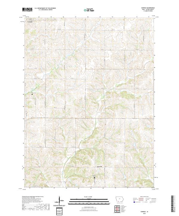 Conway topographic map thumbnail