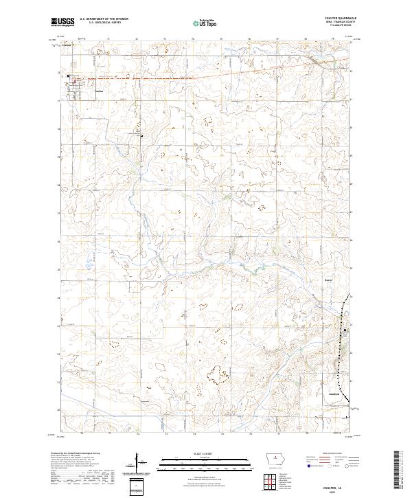 Coulter topographic map thumbnail