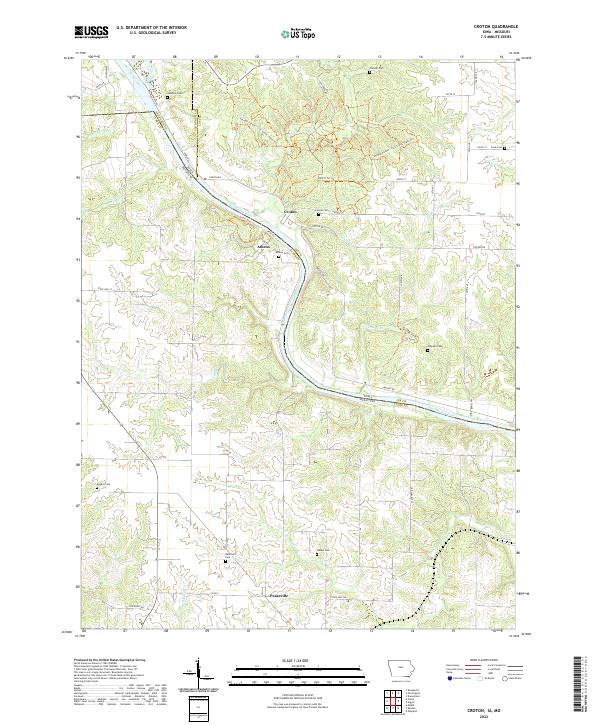 Croton topographic map thumbnail