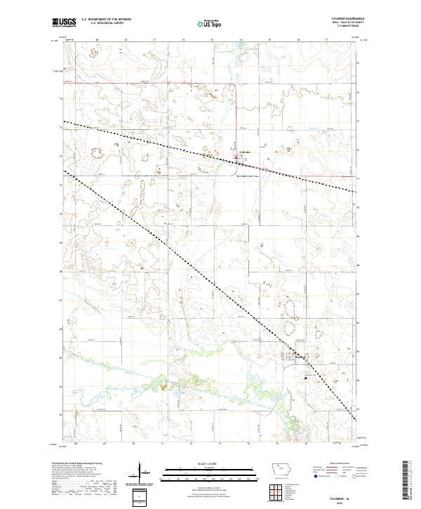 Cylinder topographic map thumbnail