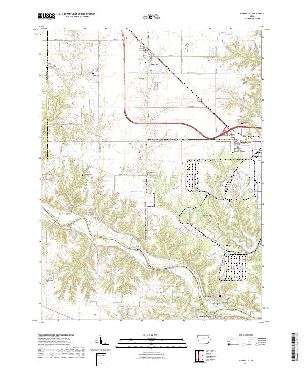 Danville topographic map thumbnail