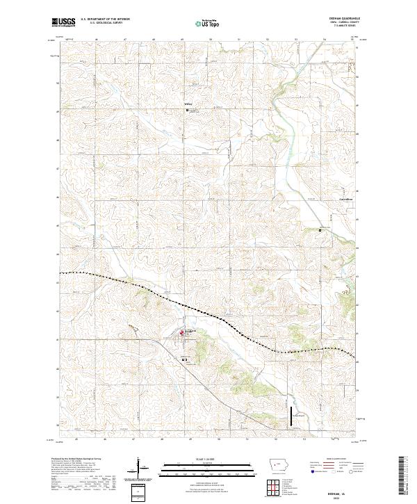 Dedham topographic map thumbnail