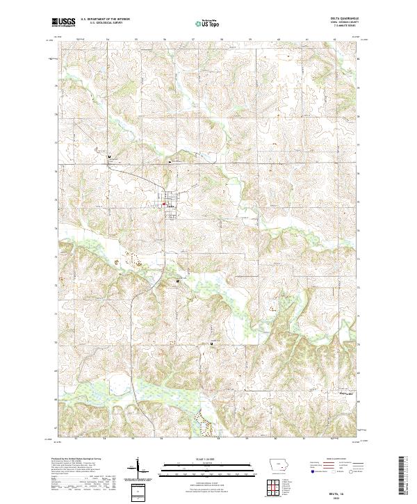 Delta topographic map thumbnail
