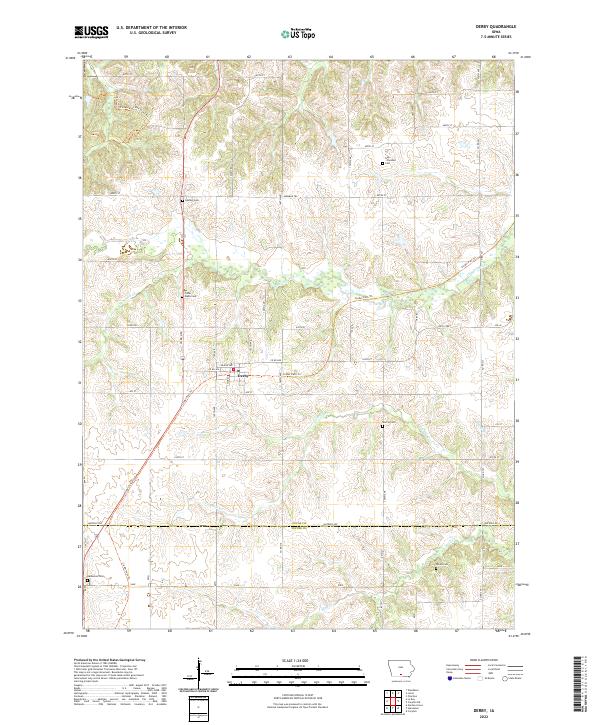 Derby topographic map thumbnail