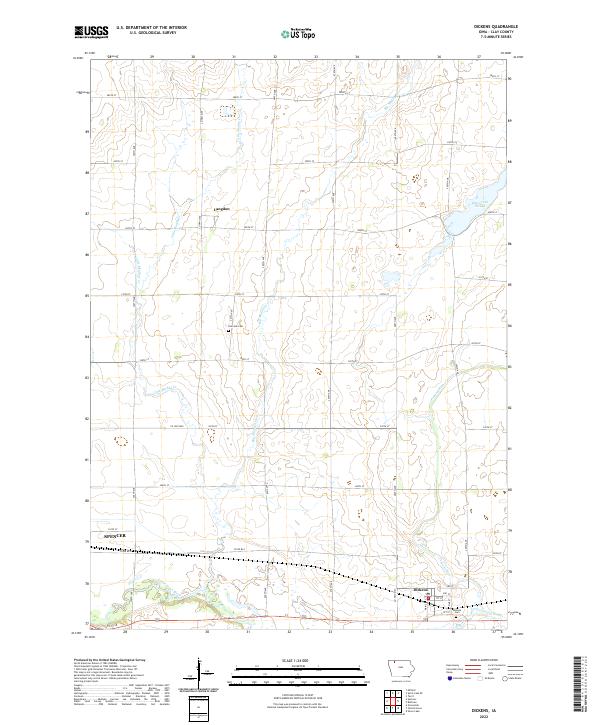 Dickens topographic map thumbnail