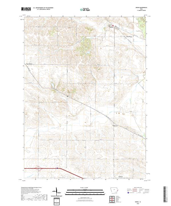 Dixon topographic map thumbnail