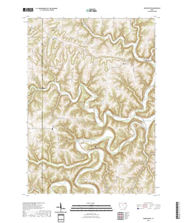 Dorchester topographic map thumbnail