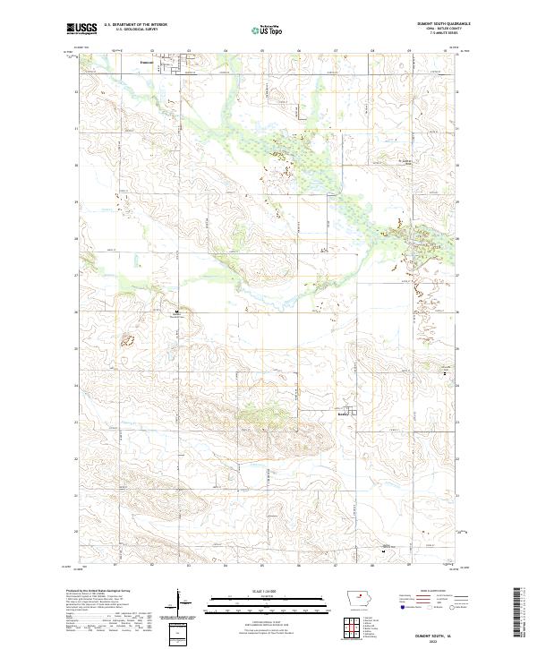 Dumont South topographic map thumbnail