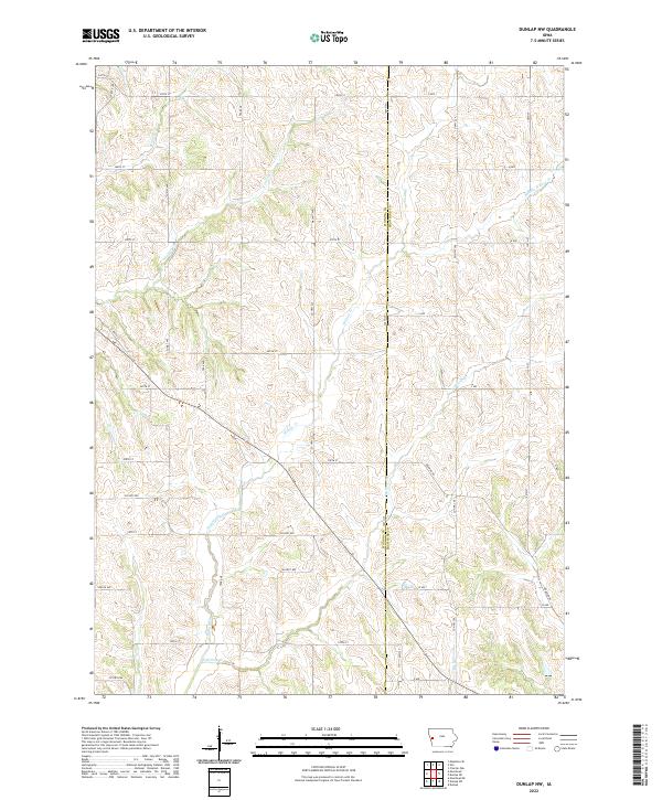Dunlap NW topographic map thumbnail
