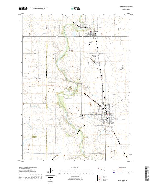 Eagle Grove topographic map thumbnail