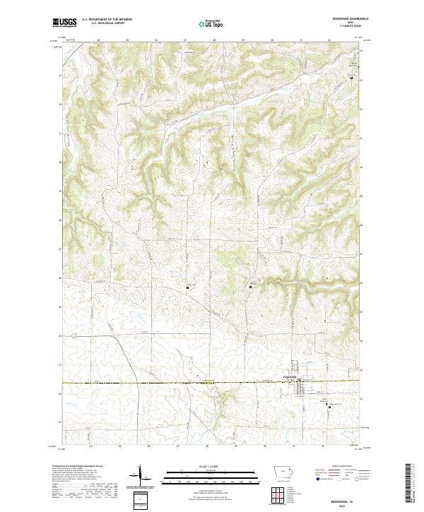 Edgewood topographic map thumbnail