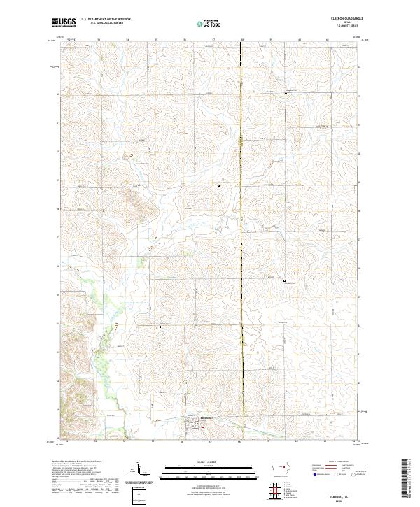 Elberon topographic map thumbnail