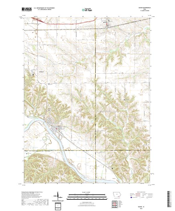 Eldon topographic map thumbnail