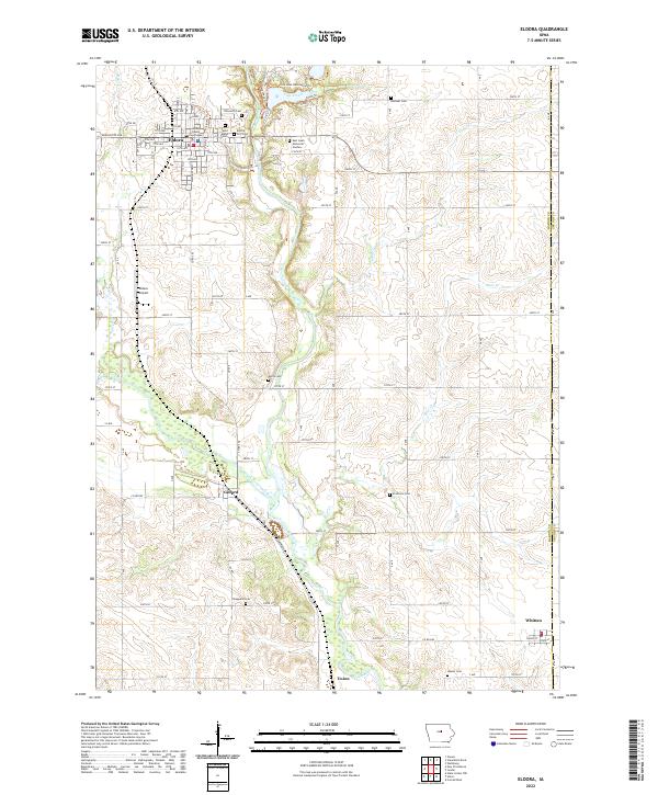 Eldora topographic map thumbnail