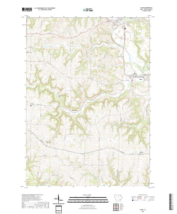 Elgin topographic map thumbnail