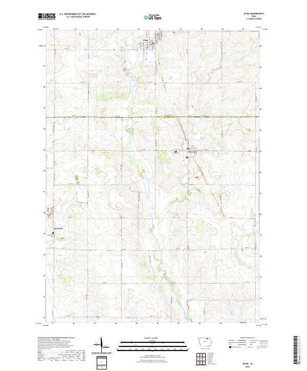Elma topographic map thumbnail
