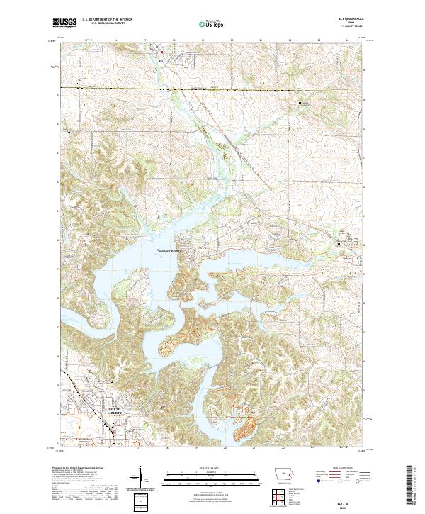 Ely topographic map thumbnail