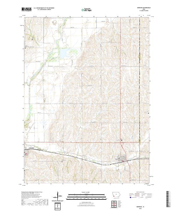 Emerson topographic map thumbnail