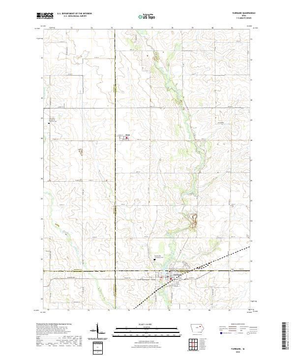 Fairbank topographic map thumbnail