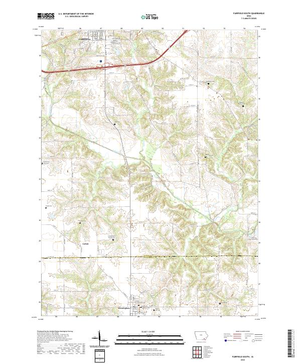 Fairfield South topographic map thumbnail