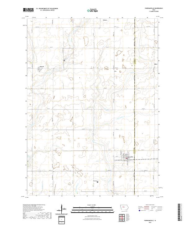 Farnhamville topographic map thumbnail