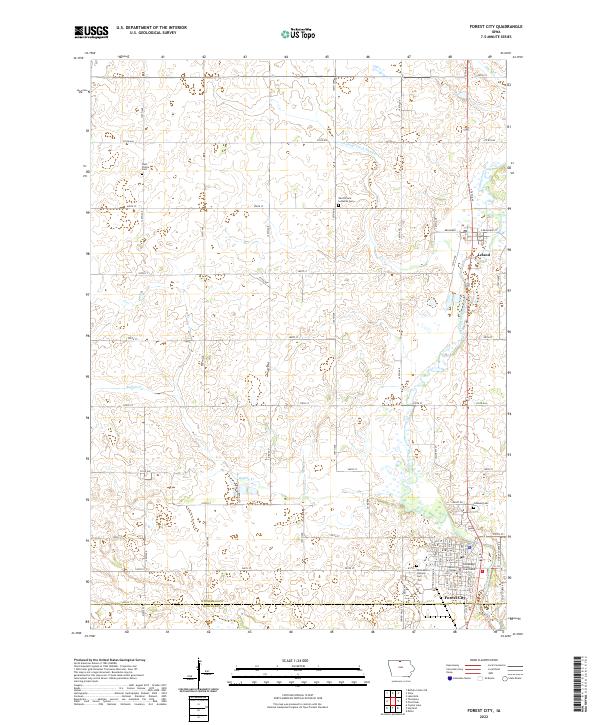 Forest City topographic map thumbnail