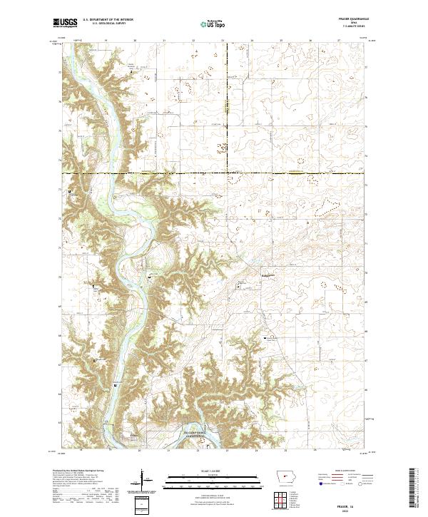Fraser topographic map thumbnail
