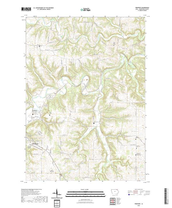 Freeport topographic map thumbnail