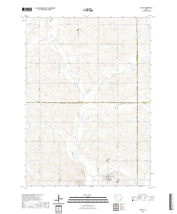 Galva topographic map thumbnail