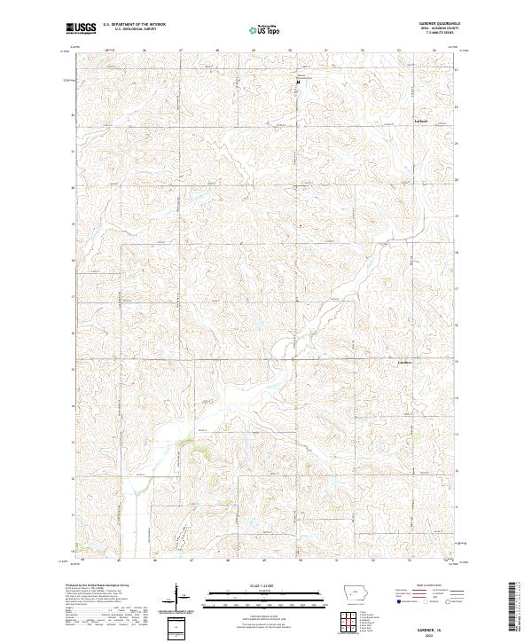 Gardner topographic map thumbnail