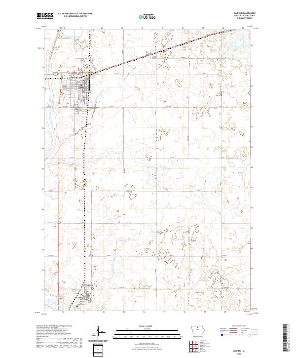 Garner topographic map thumbnail