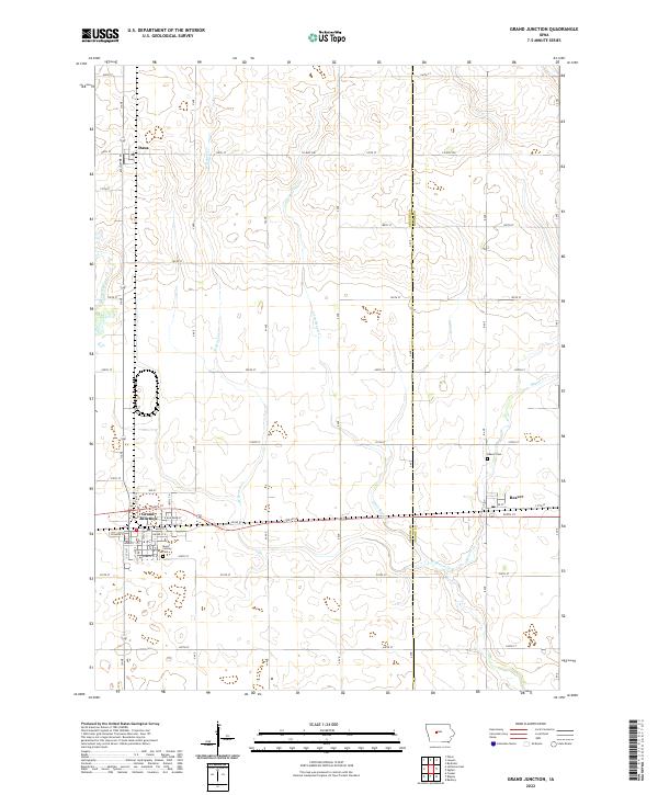 Grand Junction topographic map thumbnail