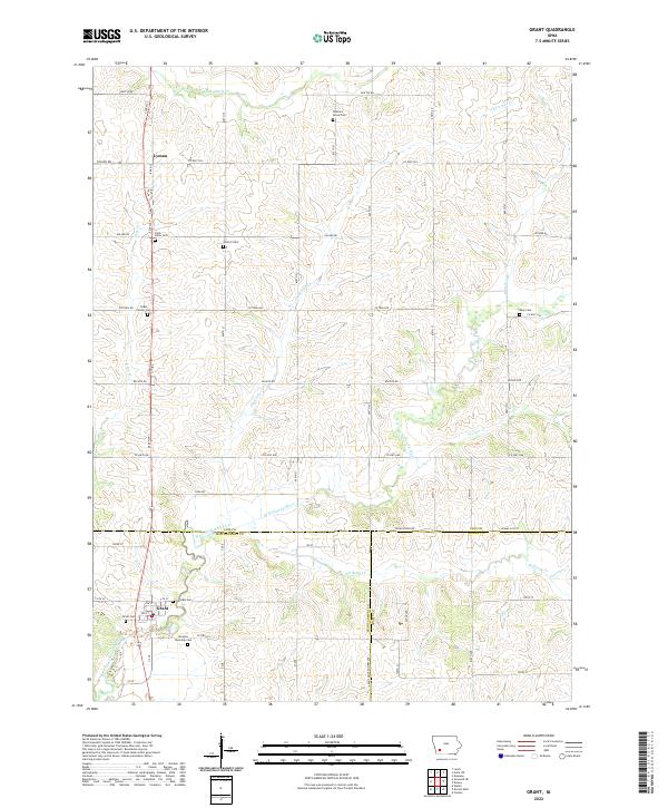 Grant topographic map thumbnail
