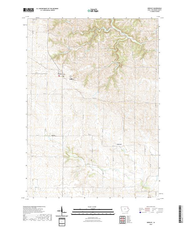 Greeley topographic map thumbnail