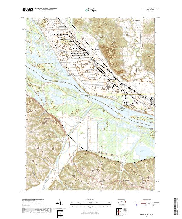 Green Island topographic map thumbnail