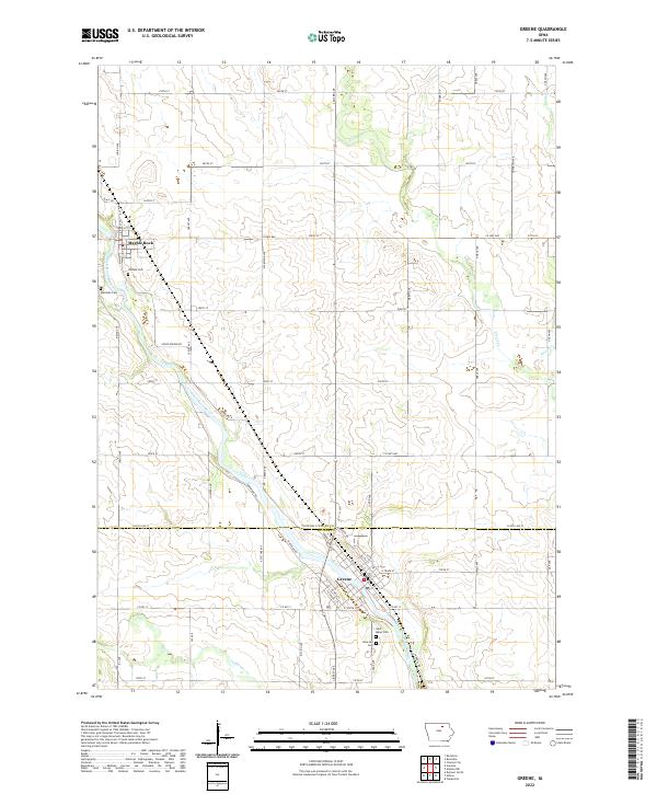 Greene topographic map thumbnail